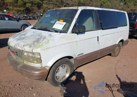 1996 Chevrolet Astro из США, поврежденный, VIN 1GNDM19W0TB143162